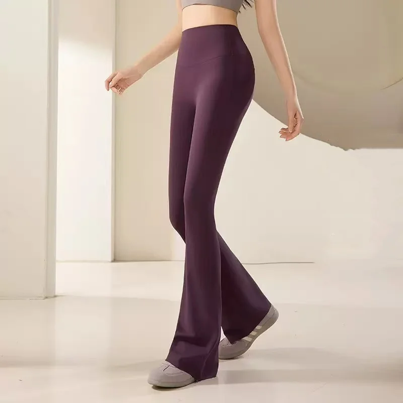 High Waist Leggings - Elastic Sharkskin Fitness Yoga Pants High