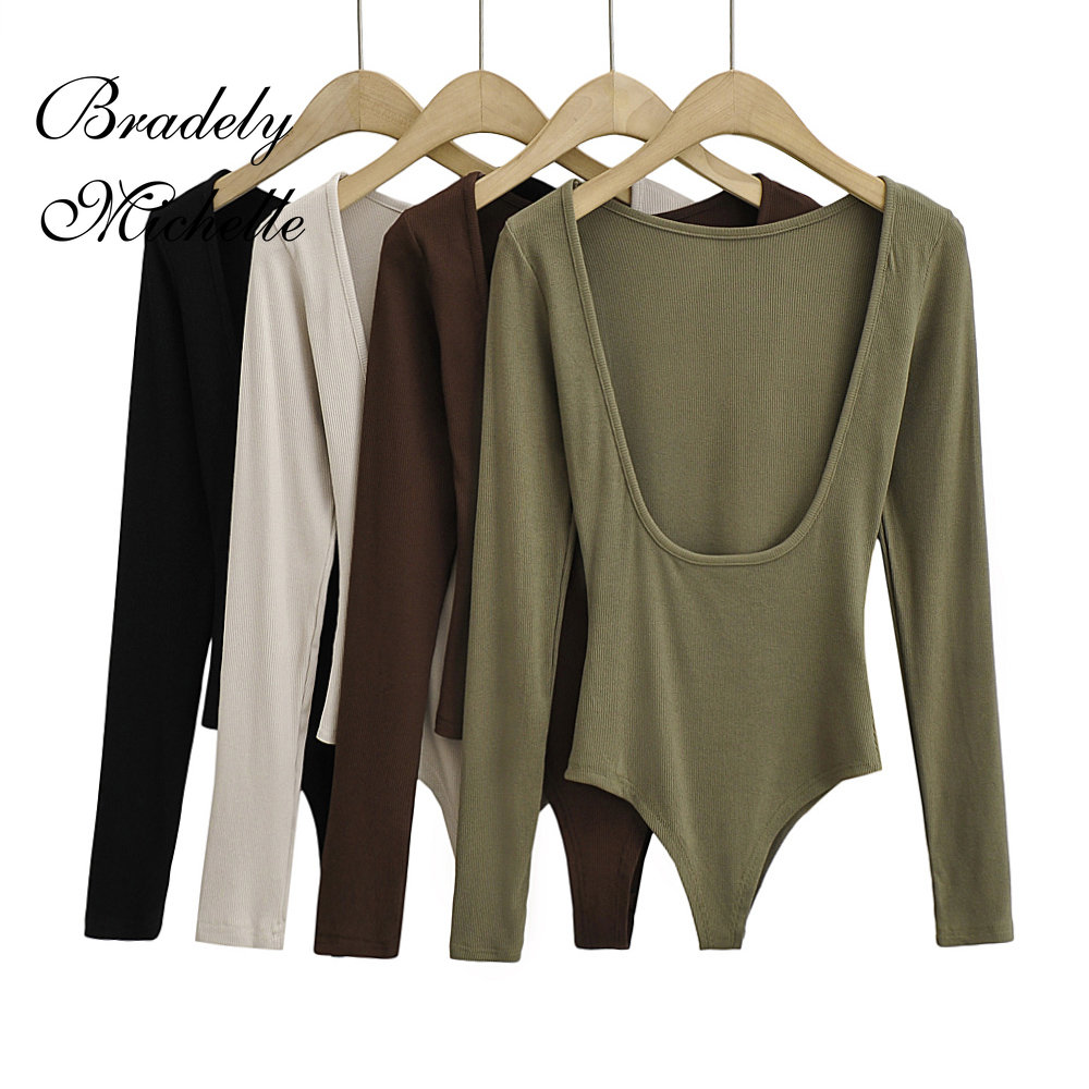 Turtleneck Bodysuit - Phụ Nữ Sexy Quần Áo Dài