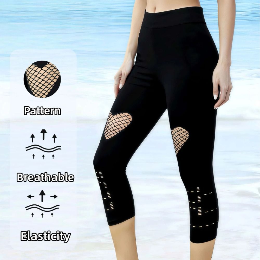 New Hollow Out Women's Mesh Le - đánh giá và giá High Waist Leggings