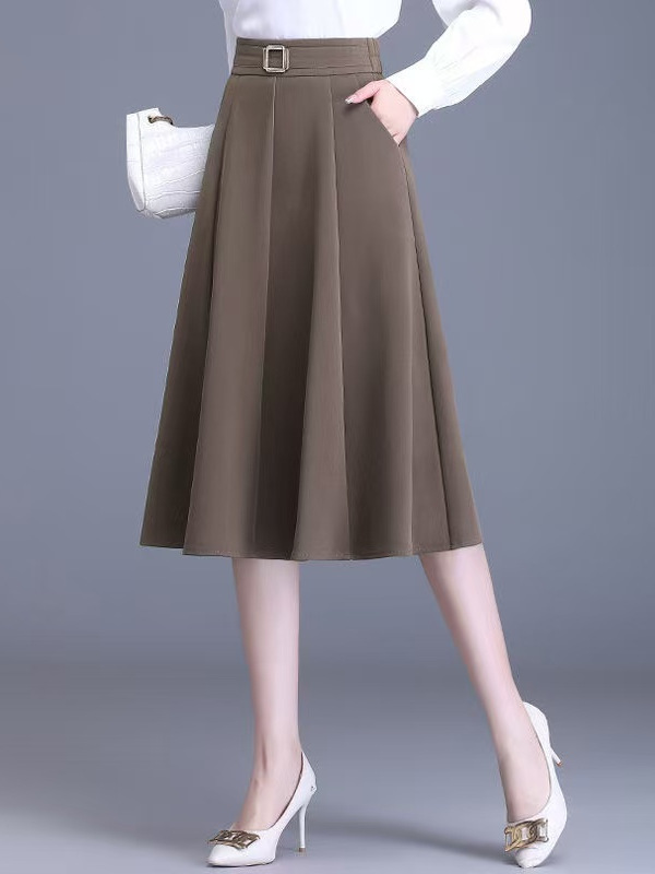 plus Size Women's Slimming Ela - đánh giá và giá A-Line Skirt Midi