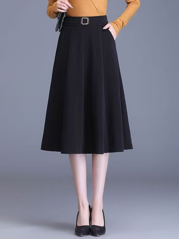 plus Size Women's Slimming Ela - đánh giá và giá A-Line Skirt Midi