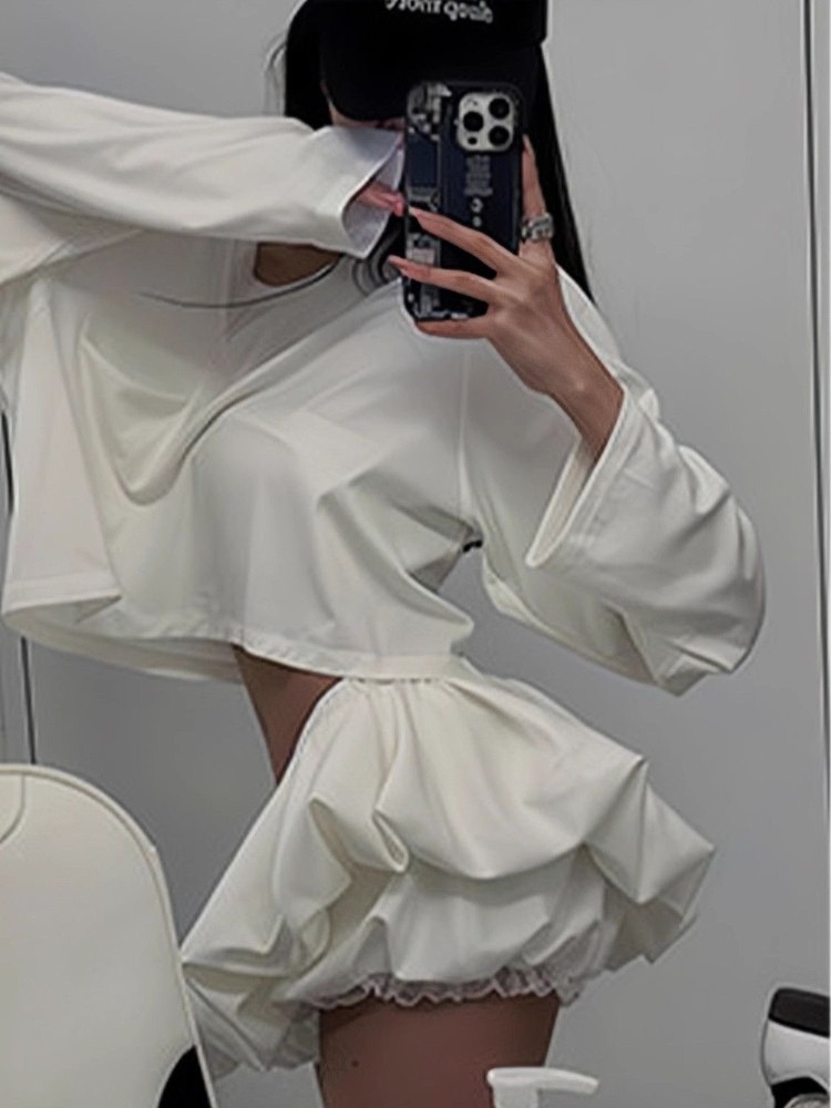 2025 Harajuku Fashion Design C - đánh giá và giá Asymmetric Top Women
