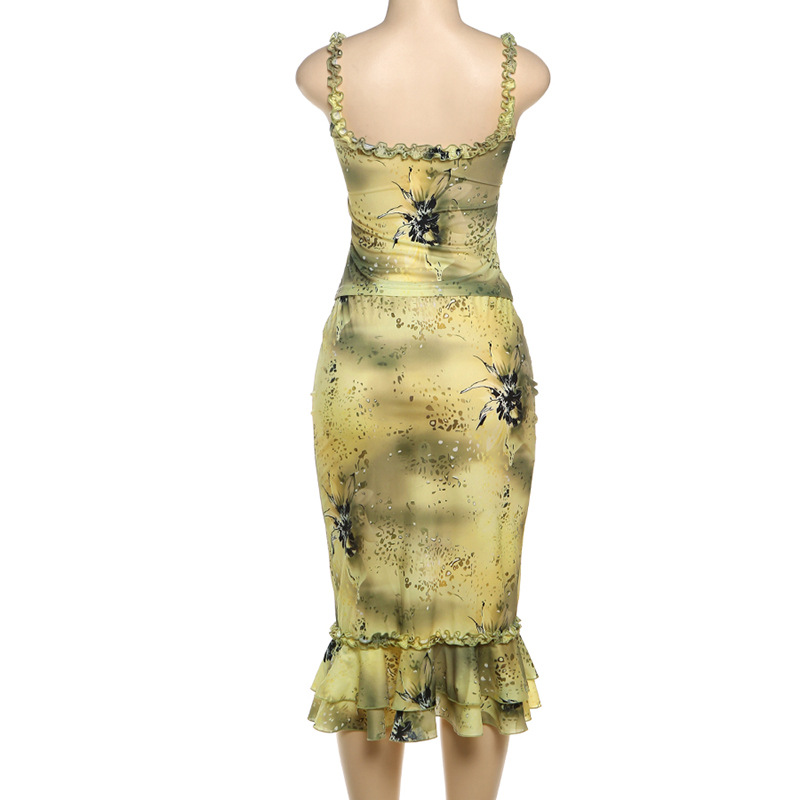 Women's Dress 2 Piece Floral P - đánh giá và giá Asymmetric Top Women