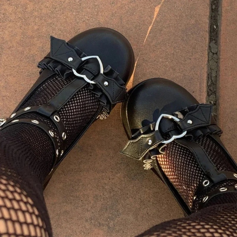 New Sweet Heart Buckle Wedges  - đánh giá và giá Women'S Fashion Loafers