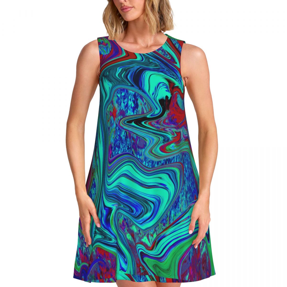 Retro 60s Ar Dress Groovy Abst - đánh giá và giá Women'S Fashion Of The 60S