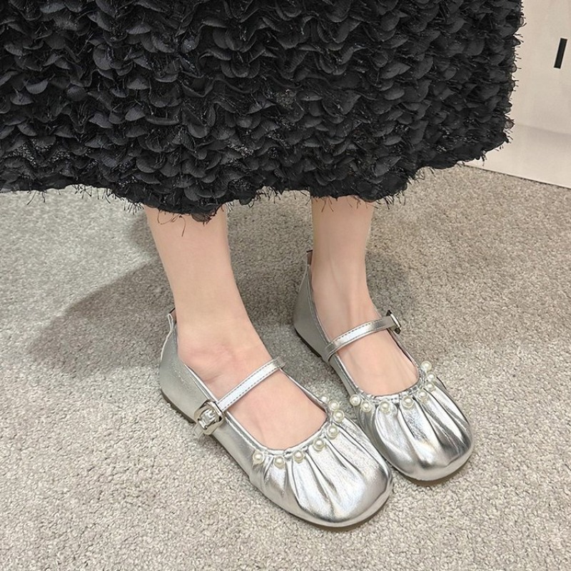Comfortable Pearl Mary Jane Fl - đánh giá và giá Women'S Fashion Loafers
