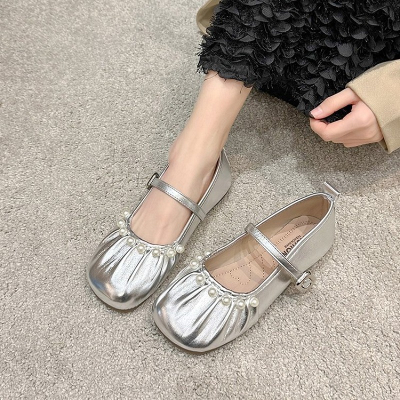 Comfortable Pearl Mary Jane Fl - đánh giá và giá Women'S Fashion Loafers