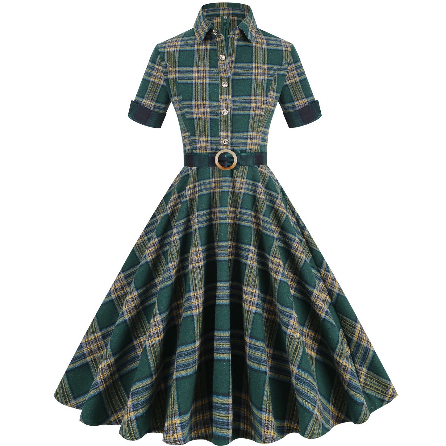 Women Pin Up Lattice Print Cas - đánh giá và giá Women'S Fashion Of The 60S