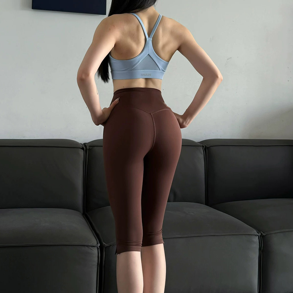 High Waist Split Hem Slimming  - đánh giá và giá High Waist Leggings