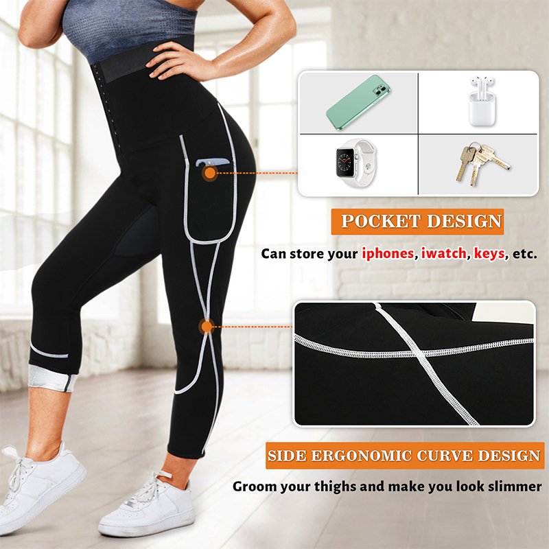 Sauna Sweat Pants for Women Hi - đánh giá và giá High Waist Leggings