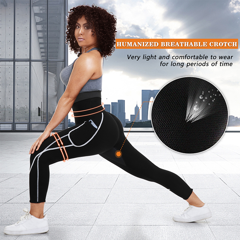 Sauna Sweat Pants for Women Hi - đánh giá và giá High Waist Leggings