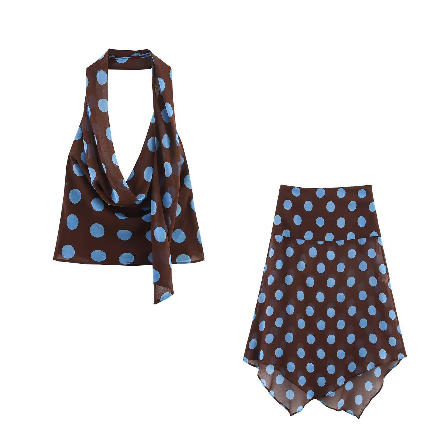 Summer new women's thin scarf  - đánh giá và giá Asymmetric Top Women