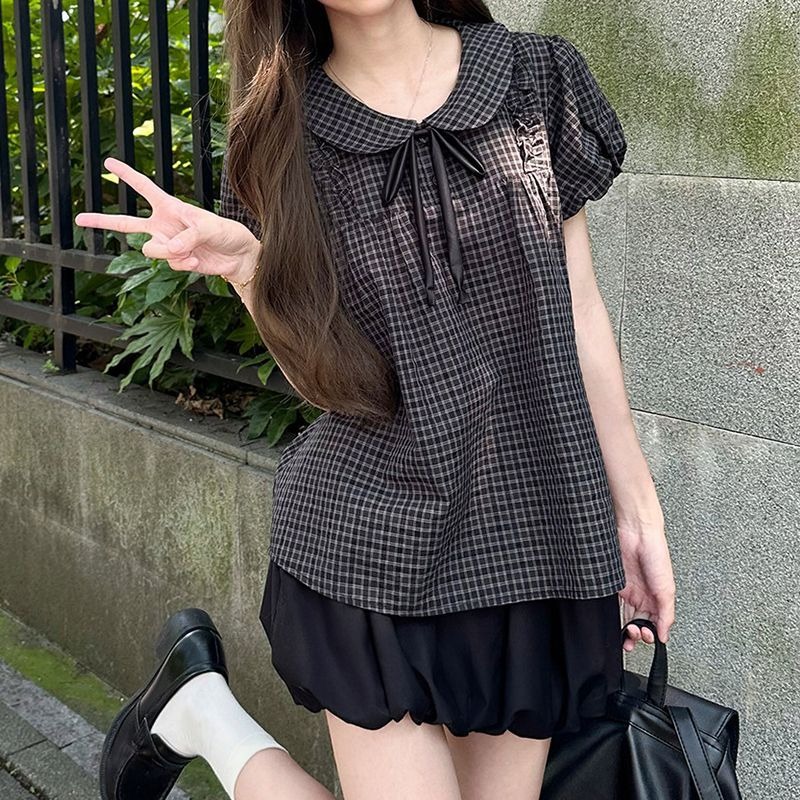 Kimutomo Women Shirts Peter Pa - đánh giá và giá Women'S Y2K Fashion Aesthetic