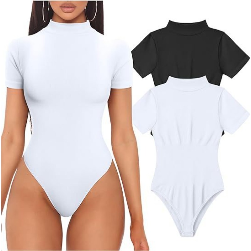 Short Sleeve Turtleneck Bodysu - đánh giá và giá Turtleneck Bodysuit