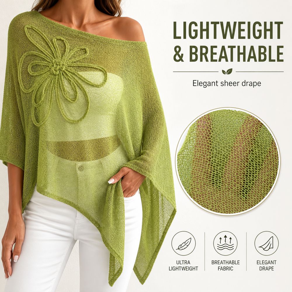 Stylish Off Shoulder Poncho To - đánh giá và giá Asymmetric Top Women