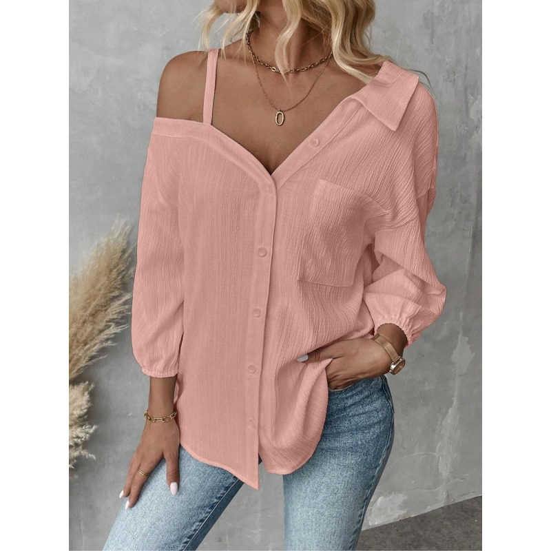 Plus Size1XL-5XL Women Blouses - đánh giá và giá Asymmetric Top Women