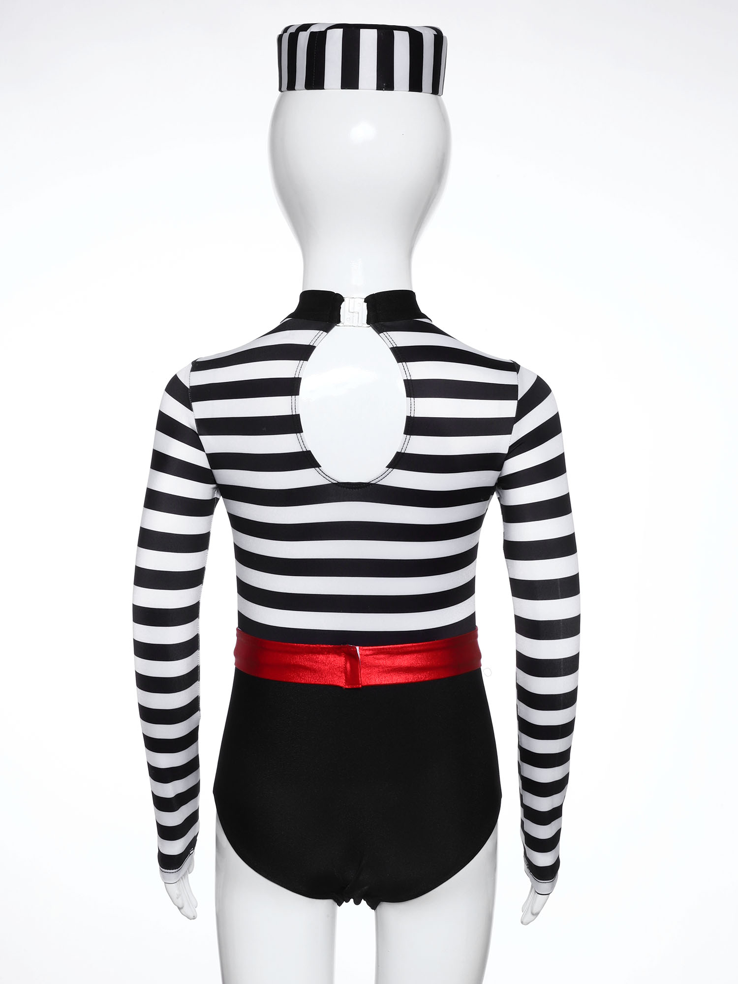 Teen Girls Halloween Prisoner  - đánh giá và giá Turtleneck Bodysuit
