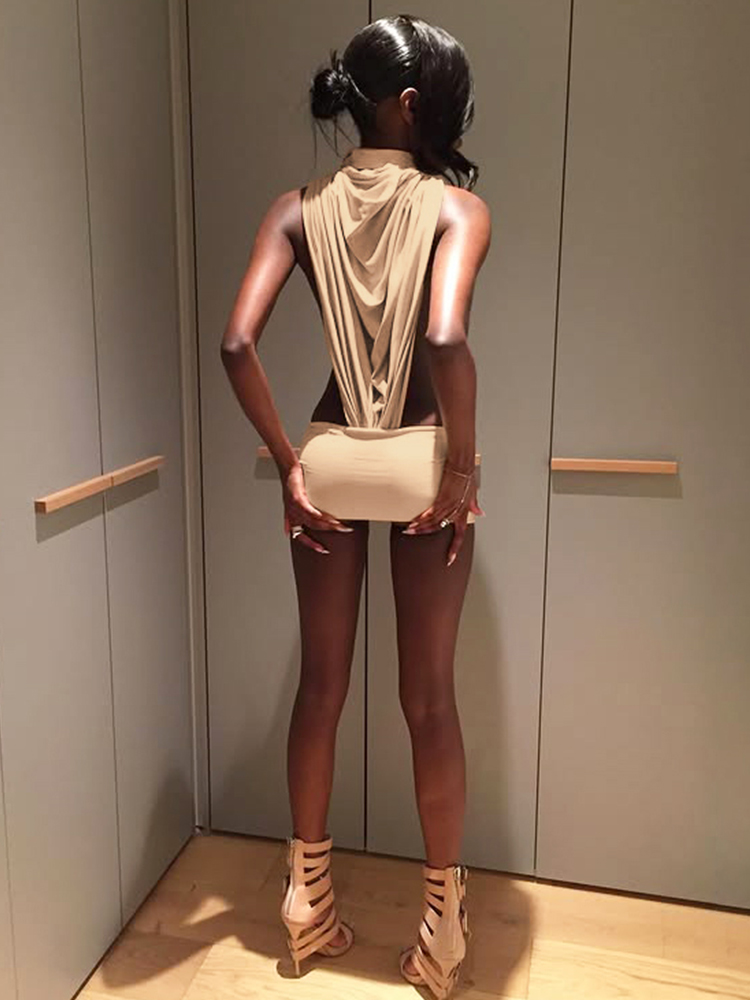 Weird Puss Sexy Side Hollow 2  - đánh giá và giá Turtleneck Bodysuit